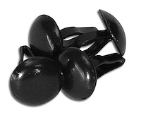 K1036 Weatherstrip Retainers, 1956-1962 Chevy Corvette, Door Drip Rail, 4 Piece Set