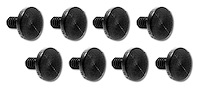 K1228 Weatherstrip Retainer Set, 1963-1967 Chevy Corvette, Door Auxiliary, 8 Piece