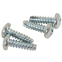 K1442 Courtesy Light Switch Screws, 1953-1962 Chevy Corvette, 4 Piece
