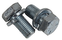 K1521 Crankshaft Pulley Bolts, 1969-1982 Chevy Corvette, W/Lock Washers