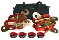 400022 Vehicle Tie Down Kit, Red