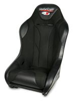 568014 Standard 3G Seat w/DirtSport Stitch Pattern, Black with Black Fabric Center and Side Panels, Black Band