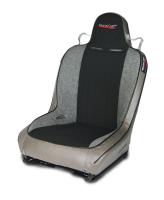 574014 PWR Sport w/Fixed Headrest, 2004-2007 Yamaha Rhino, Smoke w/Black Center & Gray Side Panels, Black Piping, Black Piping