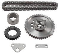 48562T-9 Premium Racing Engine Timing Set GM LS 4.8/5.3/6.0/6.2L Engines, Billet Steel [Double Roller Chain]