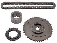 48564T-9 Premium Racing Engine Timing Set GM/Saab LS 4.8/5.3/6.0/6.2L Engines, Billet Steel [Single Roller Chain]