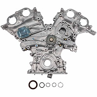 M581 Timing Cover & Oil Pump Assembly w/Water Pump for Select Toyota & Lexus Cars, SUVs w/2.5L 4 cyl. or 3.5L V6 Engines