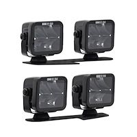 BNLT-BR-21-DT4SU Borne Off-Road Direct-Fit Ford Bronco Ditch Light Set (4) 3X3 Spot Upfit