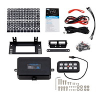 BNLT-GANG-8 Borne Off-Road 8-Gang Switch Panel