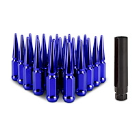 MMLG-SP1215-24BL Spiked Lug Nuts, M12x1.5, 24-PC Set, Blue