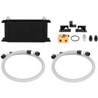 Jeep Wrangler JK Thermostatic Oil Cooler Kit Black - MFG Part No. MMOC-WRA-07TBK