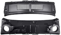 02011B Cowl Grill Panel Assembly 1967-68 Mustang; 2 Piece Set