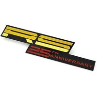 10181725 1992 Chevrolet Camaro RS, Dash Emblem, 25th Anniversary, Yellow, Red
