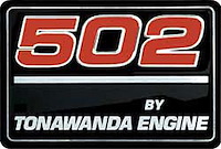 1991-96 "502 By Tonawanda Engine" Valve Cover Decal