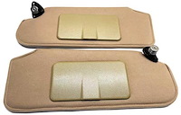 10326252 Sun Visor Set for 1993-2002 Chevrolet Camaro, Pontiac Firebird [Mirrors, Tan, Left/Driver Side & Right/Passenger Side]
