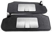 10326256 1993-2002 Camaro, Firebird, Sun Visor Set, w/ Mirrors, Ebony Black, RH & LH, Pair