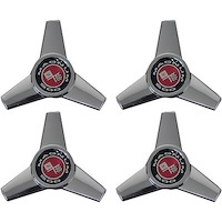 1130-18 Wheel Spinner Set; 1969-73 Mustang, 1969-76 Dodge, Plymouth; For Magnum 500 Wheels; Fits 2-1/8" Center Hole; Set of 4