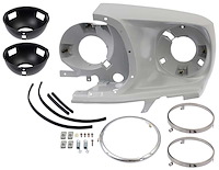 13008F Headlamp Assembly-1969 Ford Mustang; With Hardware; LH