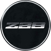Wheel Center Cap Insert 1982-1986 Chevy Camaro Z28 (N90) Black/Silver Logo