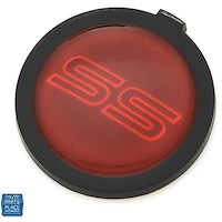 14080697 1970-88 Various GM Vehicles, Horn Cap Emblem, Red/Orange S.S. GM# 14080697