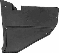 14245 Kick Panel for 1973-1991 Chevrolet, GMC Truck, Blazer, Jimmy, Suburban [w/AC, Black, Left/Driver Side]