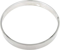 153431 1955-57 Buick, Chevrolet, Cadillac, GMC, Oldsmobile, Headlamp Retaining Ring, Stainless Steel, Each
