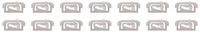 153738 Windshield Molding Clip Set for 1975-1990 GM Models