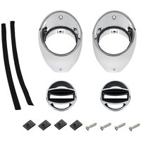 154831  Air Vent Ball and Bezel Set 1966-67 Chevy Chevelle, Malibu, El Camino