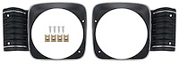 16129 Headlamp Bezels-1968 Chevrolet Nova; SS; With Hardware; Pair