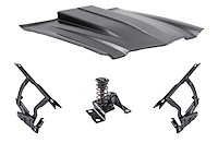 1680403K 2.750 in. Cowl Induction Hood Kit for 1970-1981 Chevy Camaro