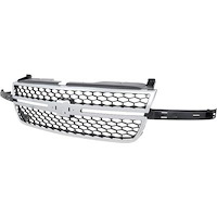 19122337 2006 Chevrolet Silverado, Grill Assembly, Honeycomb, Chrome & Textured Black, Dale Earnhardt Special Edition