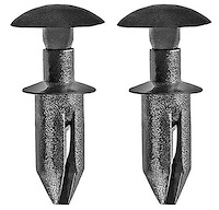 20363491 1985-92 Camaro Tail Light Lens, Body Side Molding Retainer, 7/16" Long Shaft, 3/8" Domed Head, Black Nylon