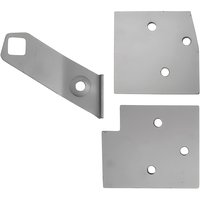 2067DPR A Pillar Nut Plate Set 1967-68 Ford Mustang