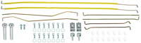 21345F Door Latch And Lock Rod Set for 1967-1968 Ford Mustang