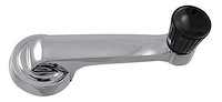 23342H Window Crank Handle for 1961-1966 Ford F-100/F-250/F-350 Truck/Bronco/Econoline [With Black Knob]