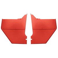 2340402 1964-65 Ford Mustang, Coupe/Fastback, Kick Panels, Red