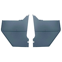 2340408 1964-66 Ford Mustang, Coupe/Fastback, Kick Panels, Blue