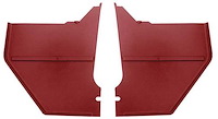 2340429 1964-66 Ford Mustang, Coupe/Fastback, Kick Panels, 1966 Dark Red