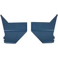 2340703 1967-68 Ford Mustang, Coupe/Fastback, Kick Panels, Light Blue/Medium Blue