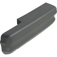 24100148 1971-73 Mustang, Standard Armrest Pad, RH Passenger Side, Medium Green