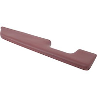 241419302 1987-93 Ford Mustang, Armrest Pad, w/ Manual Windows, LH Driver Side, Red