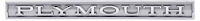 "Plymouth" Grille Emblem 1968 Plymouth Valiant