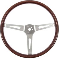 365459 GT Retro Steering Wheel with Dark Wood Grip