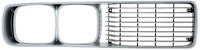 Passenger Side Front Grille Assembly 1973-1974 Dodge Charger (Except SE) - Silver Finish