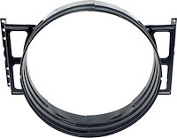 3862123 Steel Fan Shroud 1964 Impala, Bel Air, Biscayne; Small Block; Black