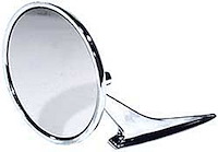 Door Mirror Ribbed Design