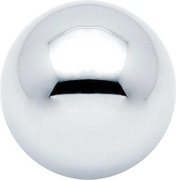 3922525 Shift Ball 1963-70 Chevy, Pontiac; Chrome; Muncie; Manual Trans; 1-3/4" Dia. 5/16" Thread