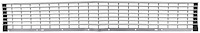 3949721 Front Grill 1970-72 Nova; Standard