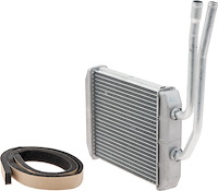 1988-02 Aluminum Heater Core With AC - 8 1/5" X 7 1/8" X 1"