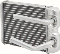 52469251 Aluminum Heater Core-1993-96 Impala, Caprice, Roadmaster, Fleetwood; with Air Conditioning; 8-3/8" x 6-1/16" x 1-1/4"
