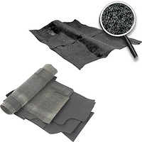 53146927 1974-79 Nova, Molded Carpet & Underlay Kit, w/ Console, 2/4 Door, Cutpile, Gray